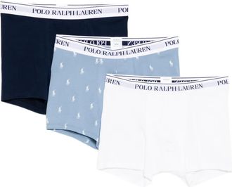 Polo Ralph Lauren Slip con logo in vita (3 pezzi) - Blu