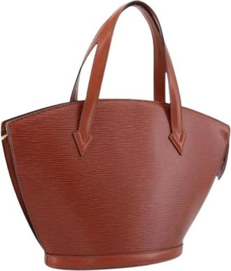 Louis Vuitton Pre-owned Vintage Epi Shoulder Bag - Dames - Vintage Handtas - Bruin - ONE Size - Leer - Vintage