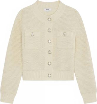 Suncoo Womens Gabor Cardigan In Blanc