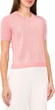 Halogen Sequin Sweater in Bridal Rose at Nordstrom Rack, Size X-Small