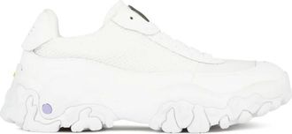 Alexander McQueen White Low Crimp Trainers Logo