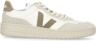 Veja V-90 Sneakers - Heren - Sneakers - Wit - 42 EU - Katoen - Schoenen