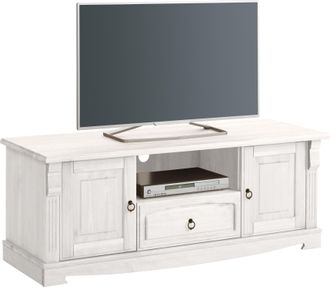 HOME AFFAIRE Lowboard »Anna« Gesamtmasse (B/T/H): ca. 140/44/50 cm, TV-Board, Breite 140 cm, 2 Türen, 1 Schublade, Massivholz, FSC