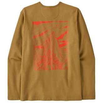 Patagonia LW Cloud Crag Wildrise Crew Pullover f&uuml;r Herren | braun