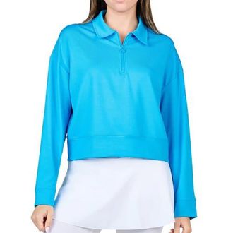Sofibella Staples Quarter-Zip Womens Golf Pullover in Electric Blue at Nordstrom, Size X-Small