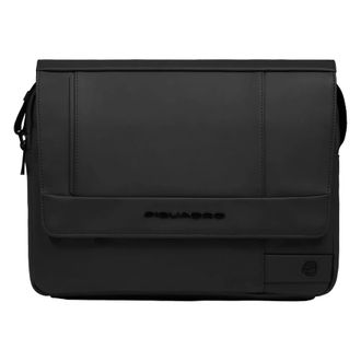 Piquadro Messenger Bags, male, Black, Size: ONE SIZE Water resistant messenger bag for iPad