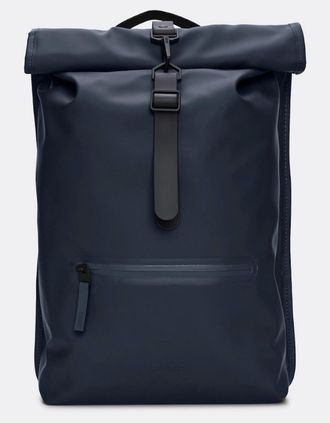 Rains Womens Rains Unisex Rolltop Rucksack - 47 Navy - Size: ONE size