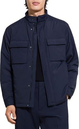 Theory Field in Motion Nylon Blend Jacket in Eclipse at Nordstrom, Size Xx-Large