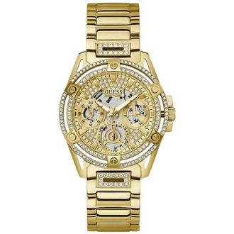 Guess Stunning GW0464L2 Queen WoMens Gold Watch Stainless Steel - One Size