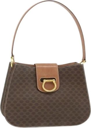 Celine Pre-owned Shoulder Bags, female, Brown, Size: ONE SIZE Pre-owned Macadam Shoulder Bag