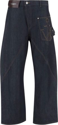 J.W.Anderson Asymmetric Stitch Wide-Leg Jeans