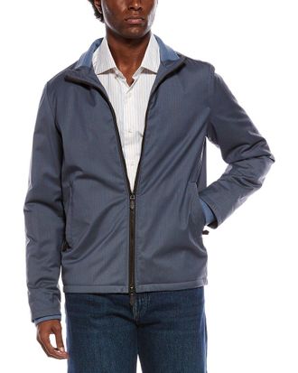 Isaia Wool-Blend Solid Jacket