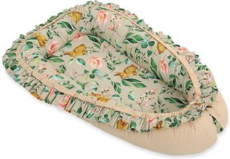 OEM Arrullo Para Beb&eacute; Premium Con Volantes - Conejo Con Flores