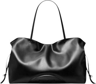 Tory Burch Black Ella Large Tote