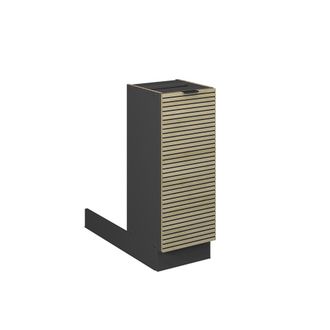 Vicco Isla De Cocina Fame-line, Panel De Roble, 30 Cm Sin Encimera