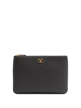 Valentino Garavani VLogo Signature clutch bag - Black