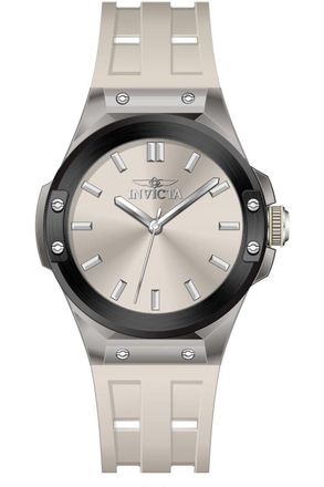 Invicta Sea Base 50009 Heren Horloge - Quartz Uurwerk - Plastic met zilveren Wijzerplaat - 45mm