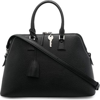 Maison Margiela multi-pocket leather tote bag - women - Calf Leather/other fibers/Polyester/Cotton/Calf Leather/Copper/Brass/Zinc/Aluminium/Cotto