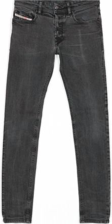 Diesel Mens Sleenker Stretch Slim Skinny Jeans In Grey