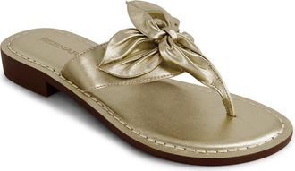 Bernardo Taormina Sandal in Champagne Glove Leather at Nordstrom Rack, Size 6.5