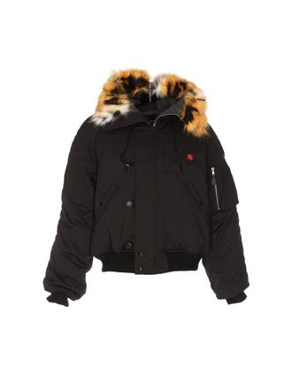 Kenzo Mens Kenzo Plain Black Bomber Jacket - Size: 40/Regular