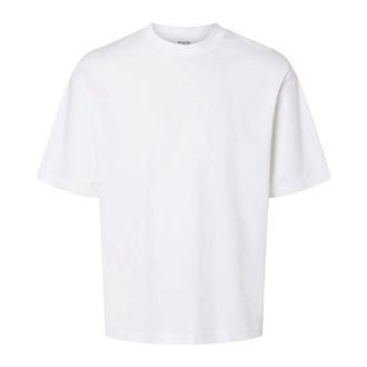Selected T-shirt Essentiel - - Tops - Uomo - Bianco - M