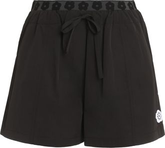 Kenzo Boke Flower Embroidered Drawstring Shorts