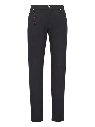 Marco Pescarolo five-pockets trousers - Black