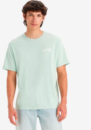 Levi's Rundhalsshirt LEVIS RELAXED FIT TEE, Herren, Gr. S, gr&uuml;n (ssnl headline aqua f), Jersey, Obermaterial: 100% Baumwolle, relaxed fit, Shirts Rundhalsshi
