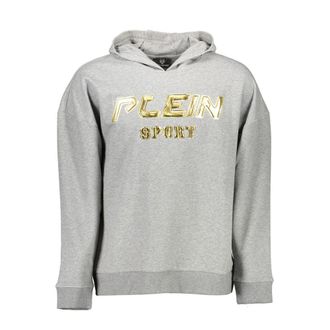 Plein Sport Grigio Cotton Mens Mens Sweatshirt