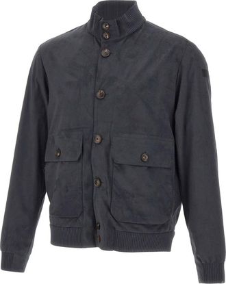 Roberto Ricci Design Nabucco Val Jkt - Heren - Bomber jackets - Blauw - S - Polyester - Jassen