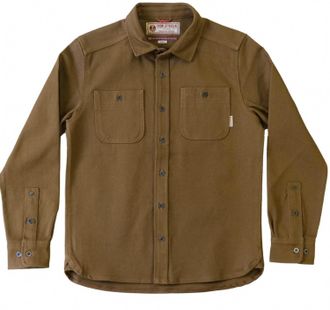 Iron And Resin Mens Workshop Heavy Twill Shirt In Tan