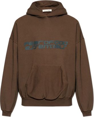 Fear of God Heavy Fleece 90s Hoodie - Heren - Hoodies - Bruin - M - Katoen - Hoodies & sweatvesten