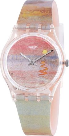 Swatch Turners Scarlet Sunset Quartz Unisex Watch SO28Z700