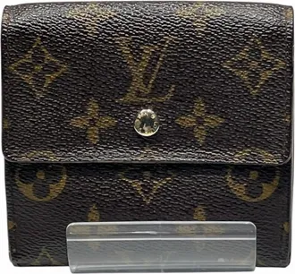 Louis Vuitton Monogram Brown Monogram Wallet (Tri-Fold) (Pre-Owned)