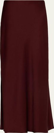 Brunello Cucinelli Long Double-Vent Skirt