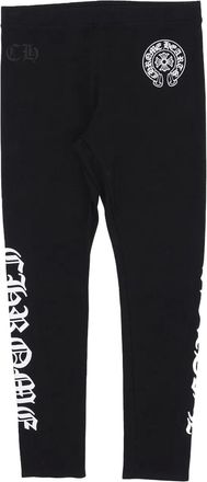 Chrome Hearts Legging met print en hoefijzerpatroon - Zwart