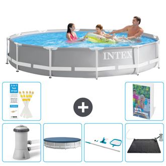 Intex Piscina Prism Frame Redonda - 366x76 Cm - 7-piezas S241