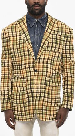 Dsquared2 Blazer Effetto Acid Wash Con Tasche a Toppa Dsquared2