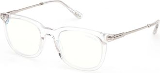 Tom Ford Blue Light Block Square Mens Eyeglasses FT5904-B 026 50
