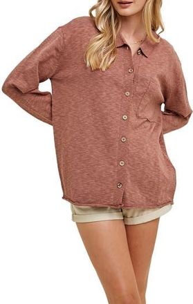 Wishlist Knit Shacket in Clay at Nordstrom Rack, Size Small/medium