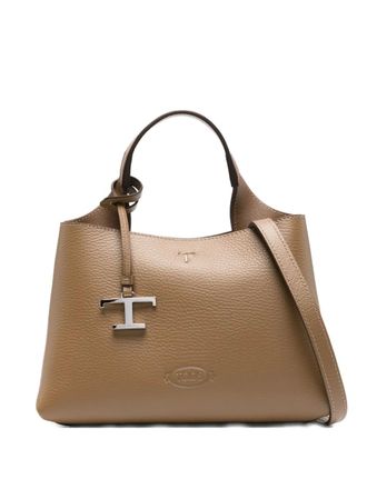 トートバッグ TOD'S Olive Green Leather Handbag Tod's Leather Exterior Green Bags & Handbags for Women for