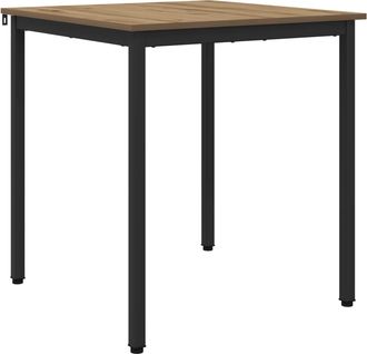 vidaXL Mesas De Comedor 70 X 70 X 75 Cm Madera De Ingenier&iacute;a Cuadrado Vidaxl