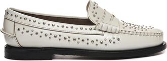 Sebago Dan Studs Loafer in White at Nordstrom, Size 10.5