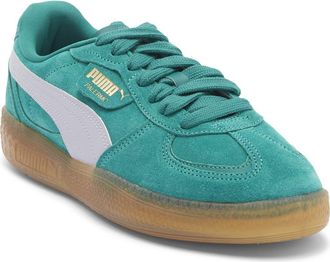 Puma Palermo Moda Xtra Gum Rubber Sneaker in Wild Green/Lilac Crush at Nordstrom, Size 6.5