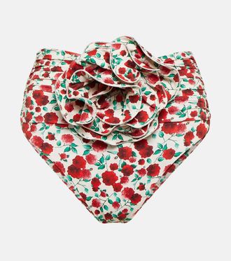 Magda Butrym Corsage floral bikini bottoms