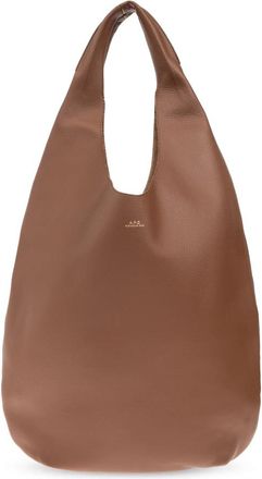 A.P.C. Schoudertas Neige - Dames - Schoudertassen - Bruin - ONE Size - Leer - Tassen