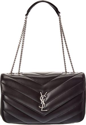 Saint Laurent Loulou Medium Leather Shoulder Bag