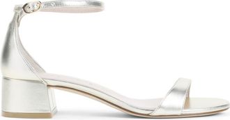 Stuart Weitzman Metallic Solid Heels