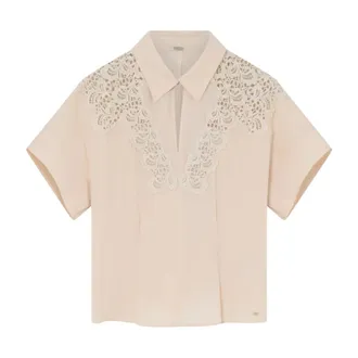 Gustav Overhemden, Dames, Beige, L, Blouses